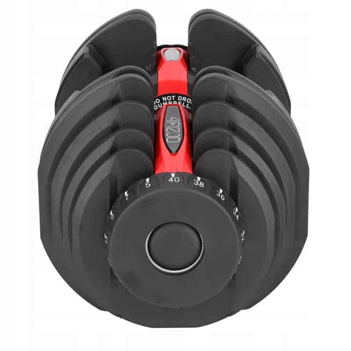1x HANTEL REGULOWANY NOWOCZESNY SYSTEM REGULACJI HANTLA CIĘŻAR 5-40KG 1