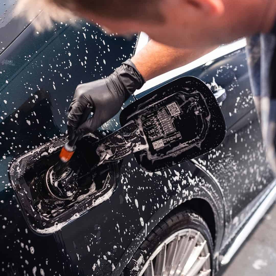 zestaw 3 pędzelków do detailingu auta czyściki grube włosie 31-25-17mm 1