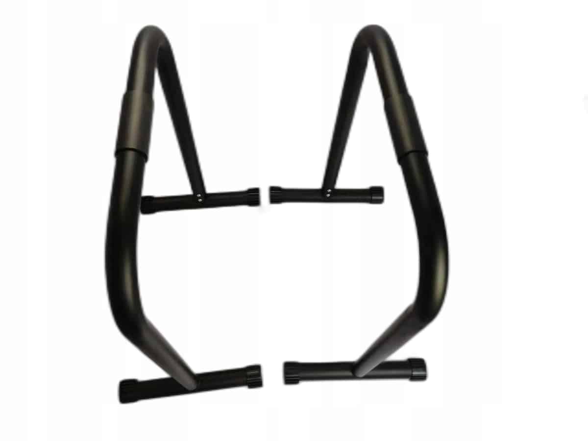 PORĘCZE TRENINGOWE WYSOKIE DO DIPÓW ĆWICZEŃ W DOMU TRENING POMPKI BICEPS AS 1