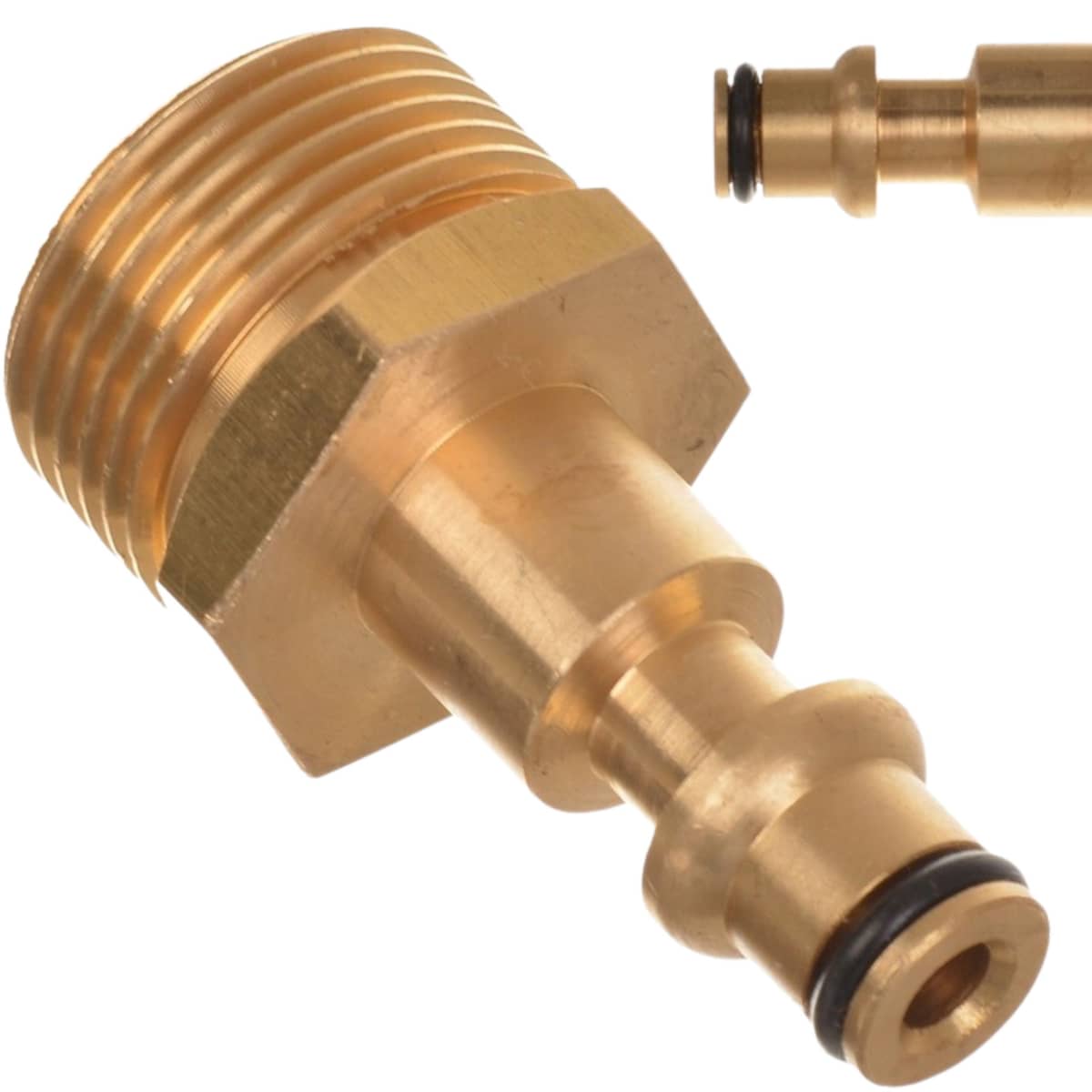 Adapter M22 x 1,5 (14 mm) do Lavor Home, redukcja węża na wtyk szybkozłącza, mosiężny