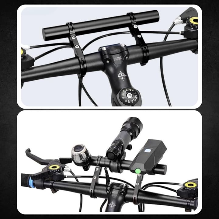 UCHWYT NA KIEROWNICĘ DODATKOWA KIEROWNICA ROWEROWY METALOWY DO ROWERU 2