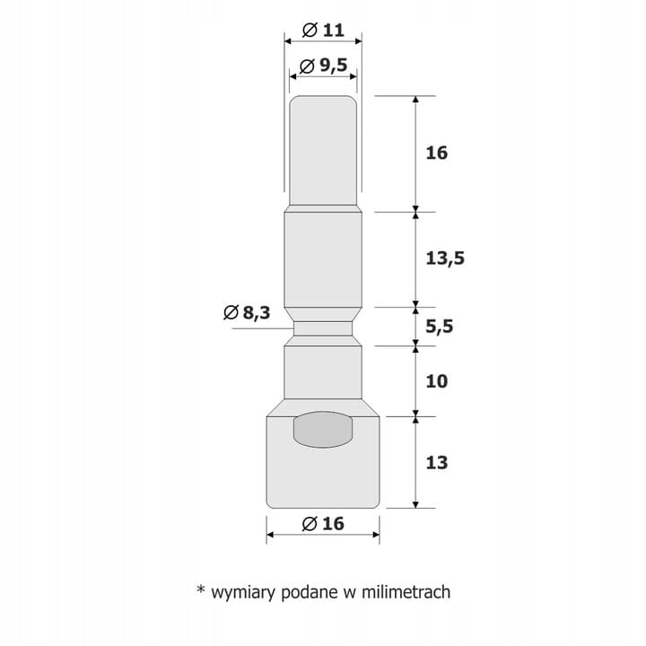 Adapter redukcja do Kranzle M22 wtyk XA 15 17 1050 5