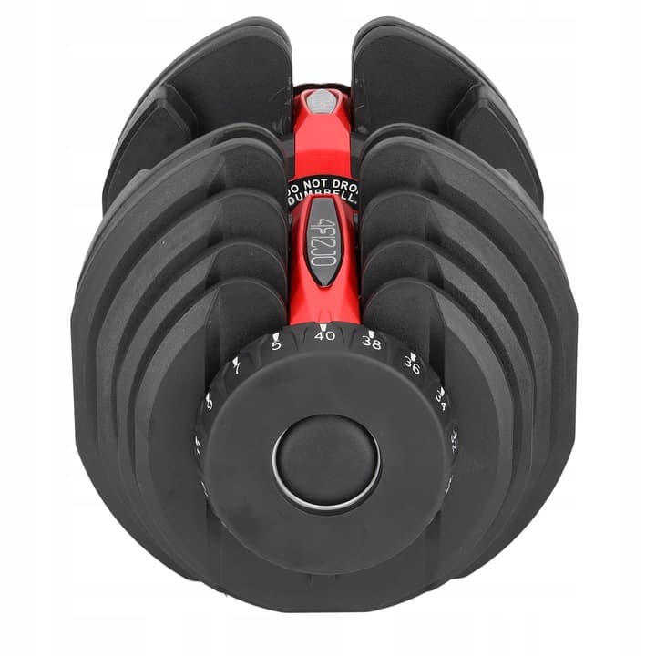 1x HANTEL REGULOWANY NOWOCZESNY SYSTEM REGULACJI HANTLA CIĘŻAR 5-40KG 1
