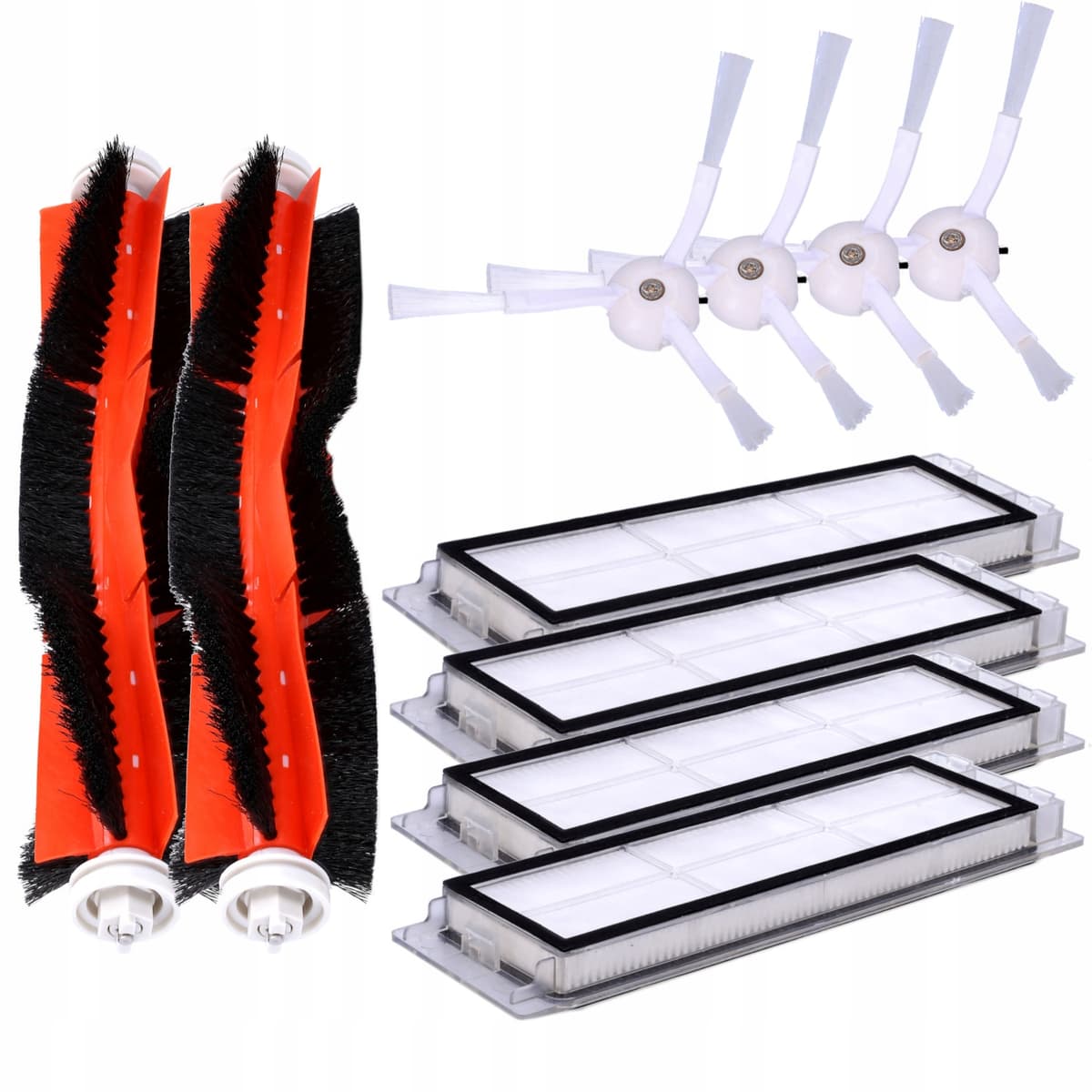 ZESTAW SZCZOTKI FILTRY DO XIAOMI MI Robot Vacuum 1 2 RoboRock S50 S60 S5 S6 5