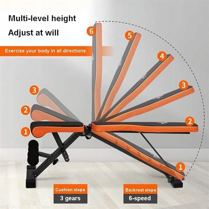 Ławka prosta treningowa regulowana Ławeczka wysoka stabilna GRATIS LINKI 5