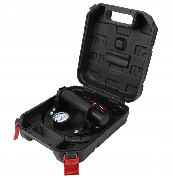 UCHWYT PRZYSSAWKA Z MANOMETR POMPKĄ DO GLAZURY PŁYTEK 300KG MECHANICZNA 1