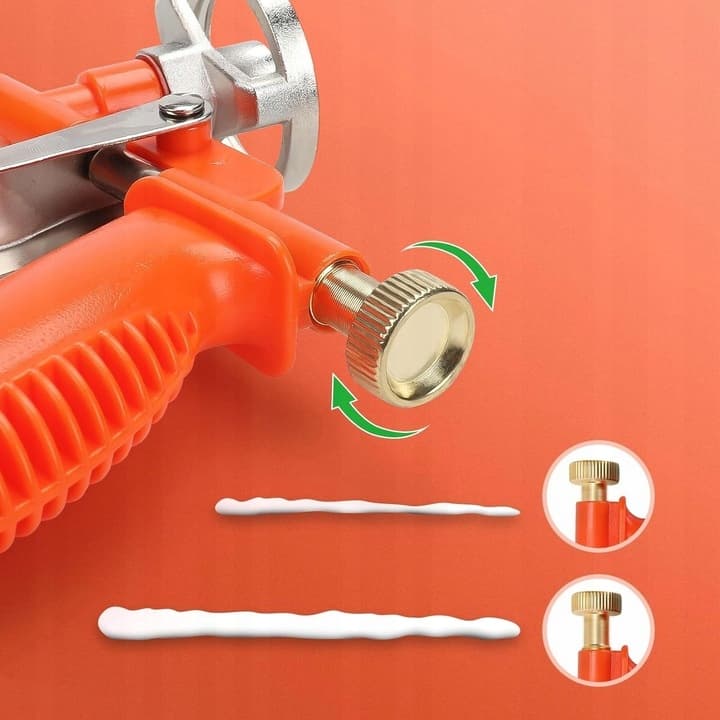 PISTOLET DO PIANKI MONTAŻOWEJ PIANY PISTOLETOWEJ METALOWY APLIKATOR LEKKI 2