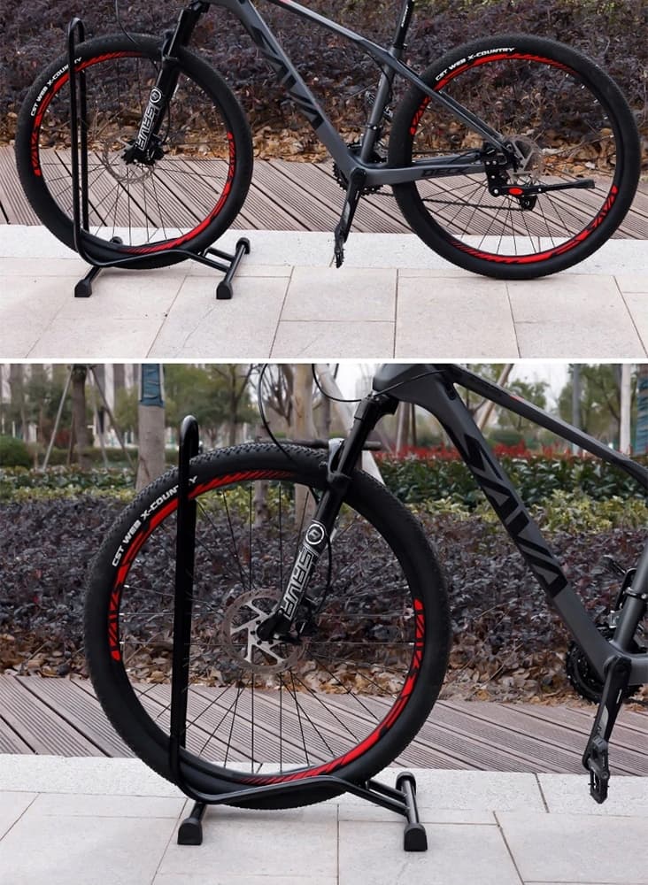 STOJAK ROWEROWY STOJĄCY STOJAK NA ROWER STABILNE PARKOWANIE ROWERU 16-29 4