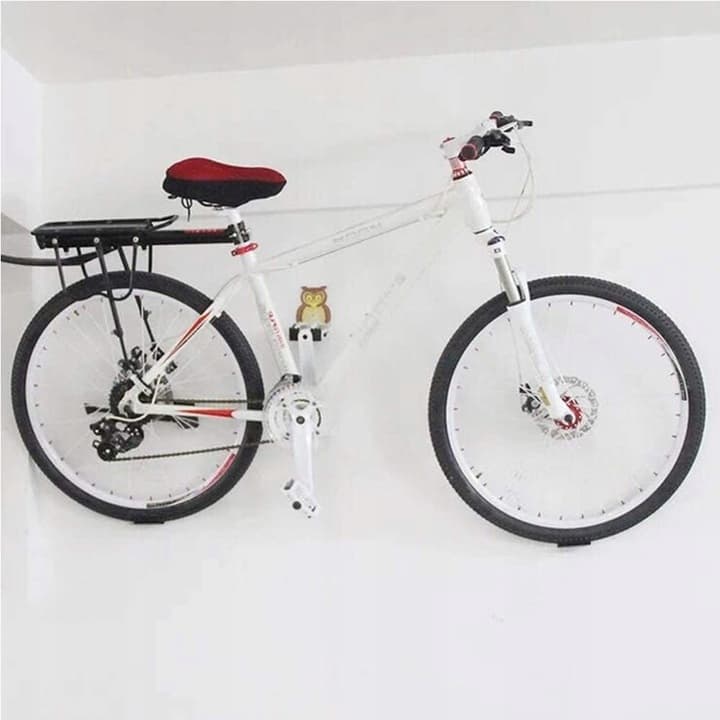 WIESZAK HAK NA ROWER ŚCIANĘ ŚCIENNY UCHWYT ROWEROWY ZA PEDAŁ STALOWY 3