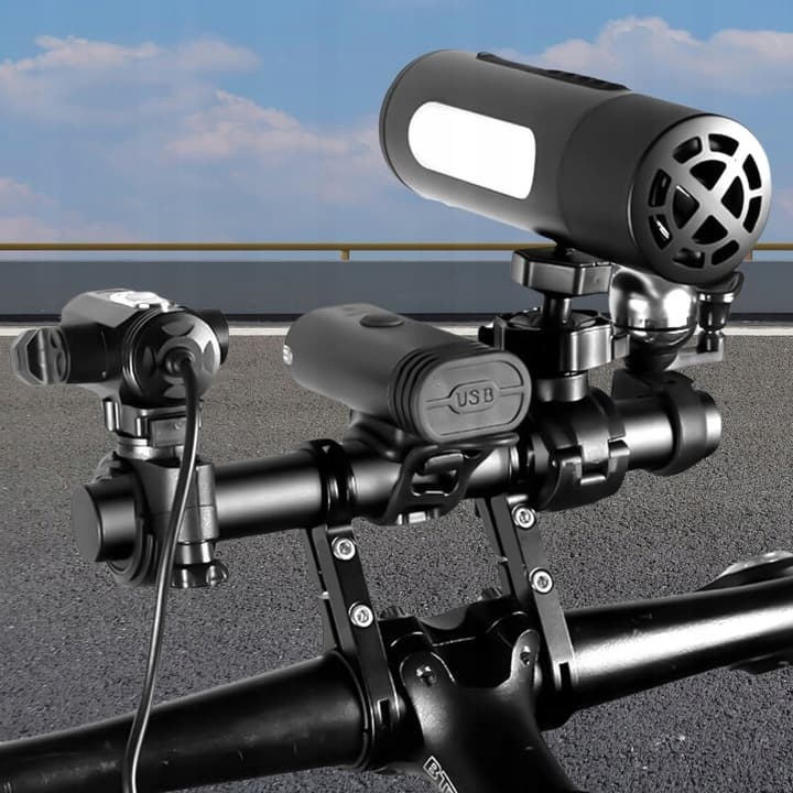 UCHWYT NA KIEROWNICĘ DODATKOWA KIEROWNICA ROWEROWY METALOWY DO ROWERU 3