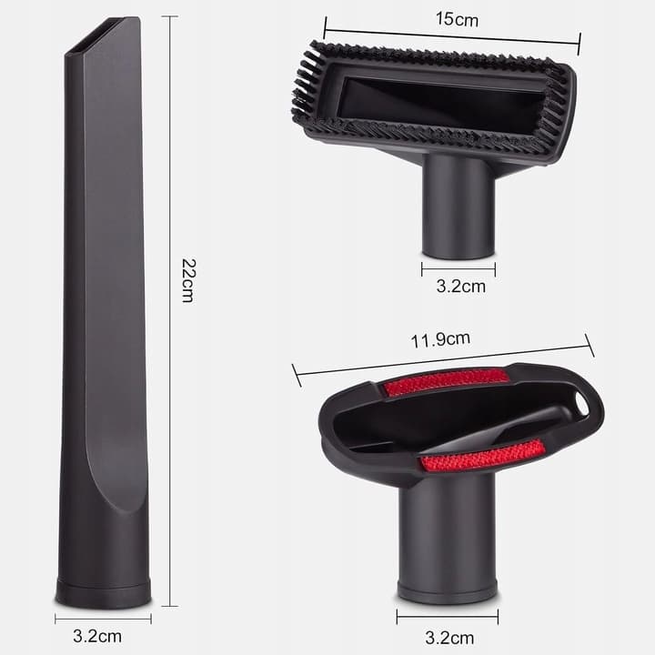 6w1 ZESTAW KOŃCÓWEK SSAWEK DO ODKURZACZA 32mm KARCHER ELECTROLUX PARKSIDE 10