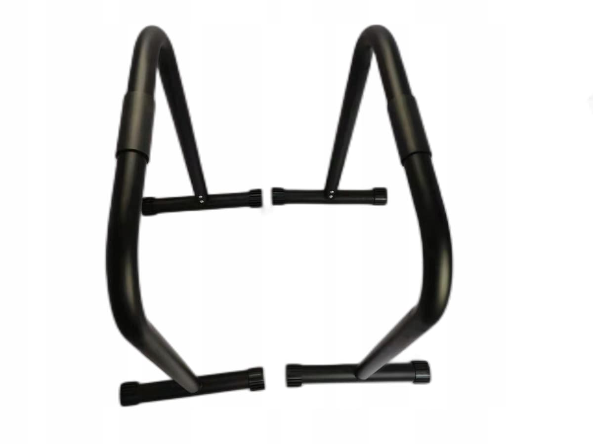 PORĘCZE TRENINGOWE WYSOKIE DO DIPÓW ĆWICZEŃ W DOMU TRENING POMPKI BICEPS AS 1