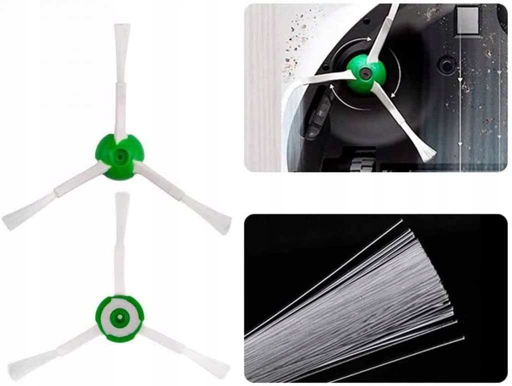 ZESTAW SZCZOTKI WAŁKI FILTRY iRobot Roomba J7 E4 E5 E6 E7 I3 I4 I5 I6 I7 I8 6