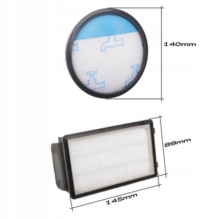 4x Filtry do odkurzacza Tefal Power Cyclonic RO371 ROWENTA COMPACT 3