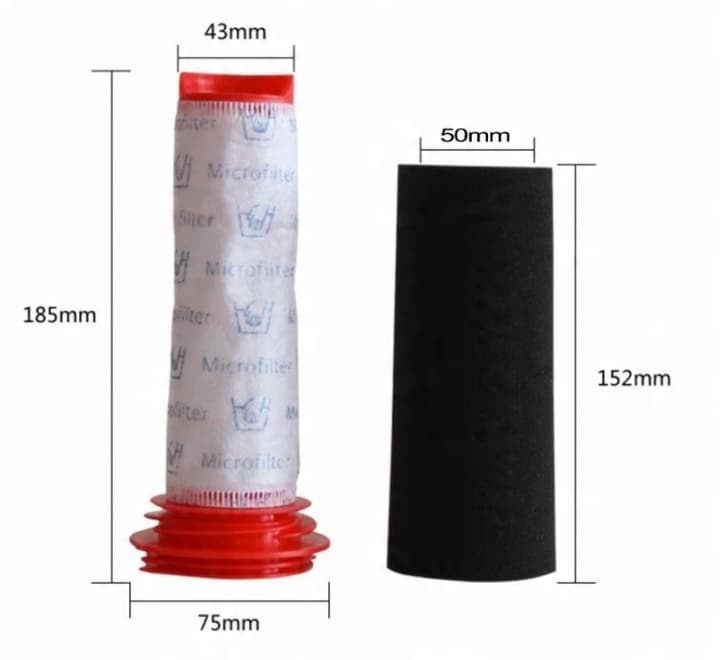 2x FILTR zestawy do BOSCH ATHLET 00754176 00754175 + PĘDZEL 3