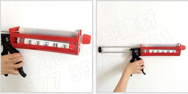 WYCISKACZ do Silikonu Mas w tubie PISTOLET Budowlany na tuby Kleju Akrylu 3