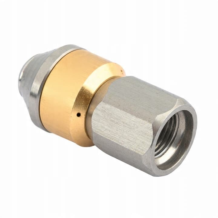 DYSZA OBROTOWA GŁOWICA DO CZYSZCZENIA KANALIZACJI DO MYJKI KARCHER WĄŻ 1/8 4