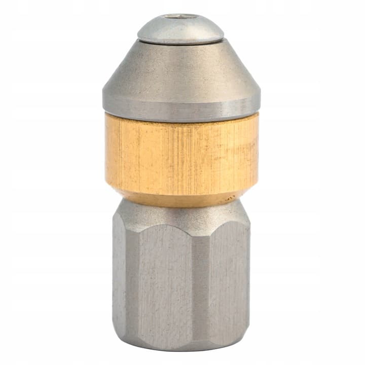 DYSZA OBROTOWA GŁOWICA DO CZYSZCZENIA KANALIZACJI DO MYJKI KARCHER WĄŻ 1/8 2