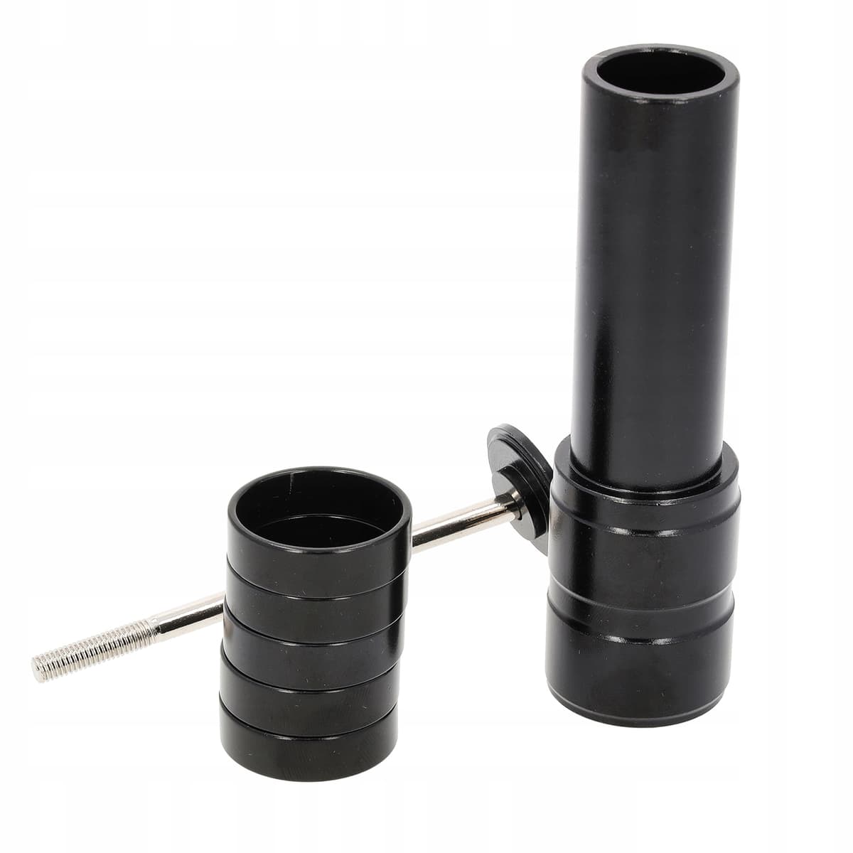 ADAPTER PRZEDŁUŻKA WSPORNIKA KIEROWNICY A-HEAD DO ROWERU PRZEDŁUŻACZ CZARNY 5