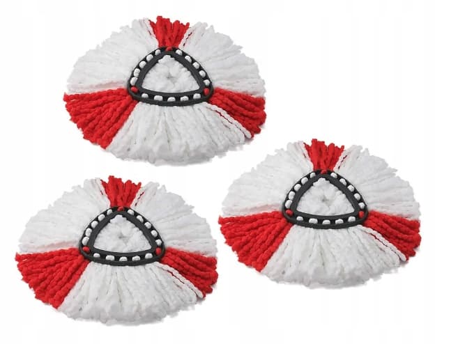 6x WKŁADY DO MOPA OBROTOWEGO VILEDA TURBO KOŃCÓWKI WKŁAD MEGA CHŁONNE 3