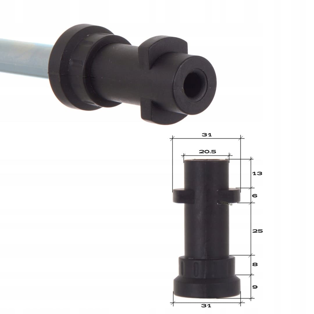 Lanca + KOMPLET dysz do myjki KARCHER K2 K3 K4 K5 K6 K7 na szybko złacze 2