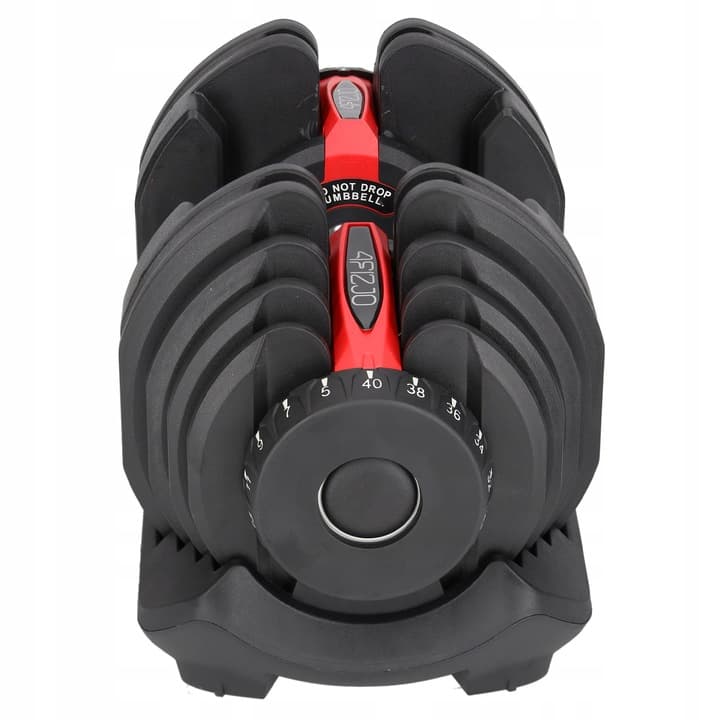 1x HANTEL REGULOWANY NOWOCZESNY SYSTEM REGULACJI HANTLA CIĘŻAR 5-40KG 2