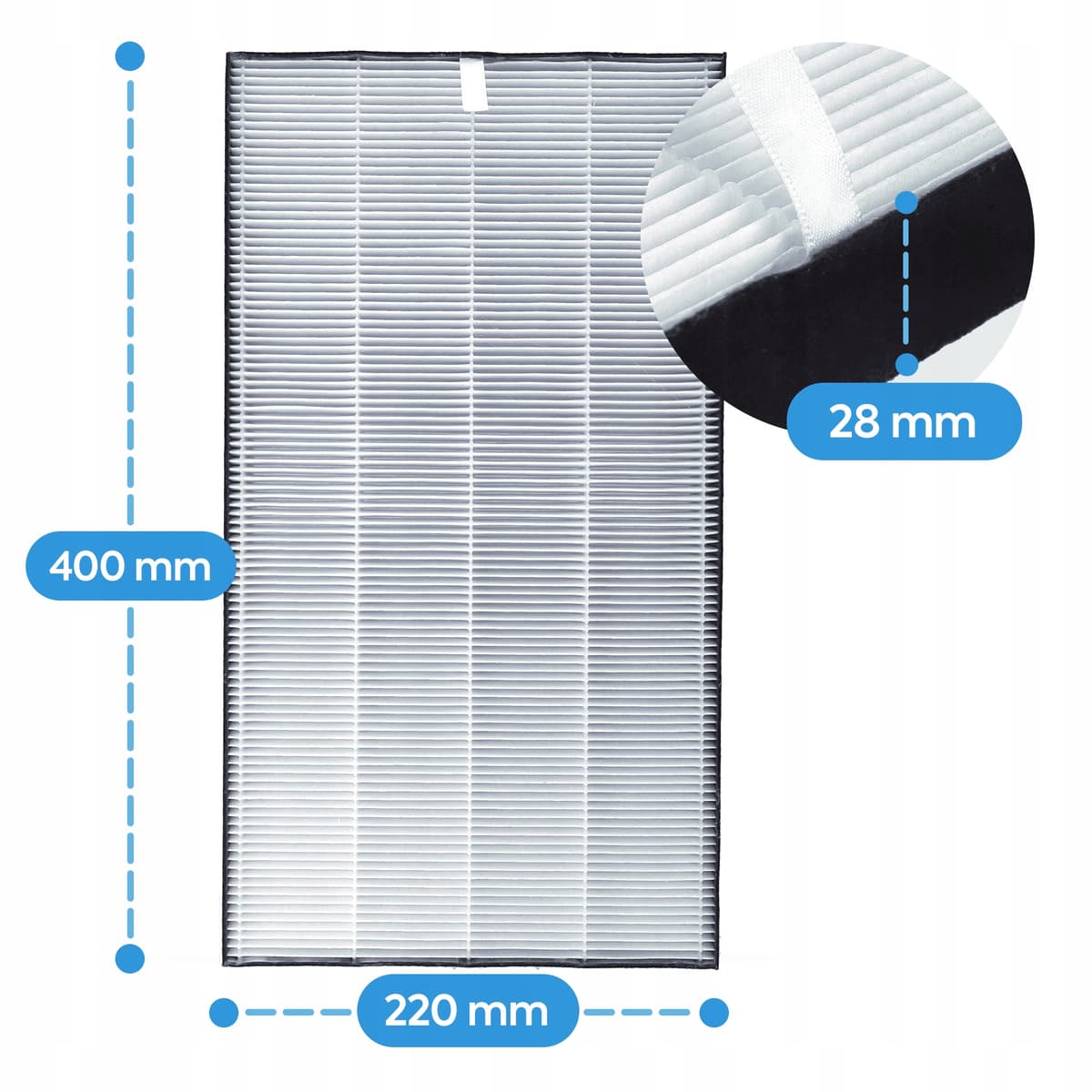 Filtr HEPA do oczyszczacz powietrz SHARP KC-D40EU 5