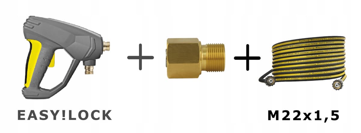 ADAPTER 6 EASY!LOCK DO MYJKI KARCHER HD HDS m22x1,5mm 2