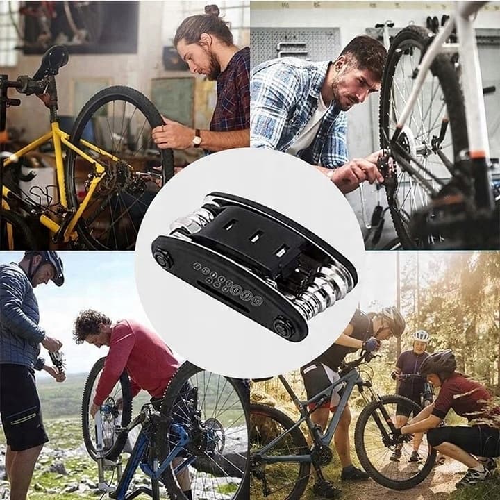 MULTITOOL ROWEROWY KLUCZE DO NAPRAWY WIELOFUNKCYJNY ZESTAW NARZĘDZI 16w1 3