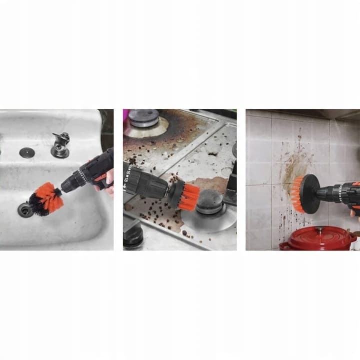 Zestaw Detailingowy do Czyszczenia Auta Szczotki Samochodowe Detailing 20sz 4