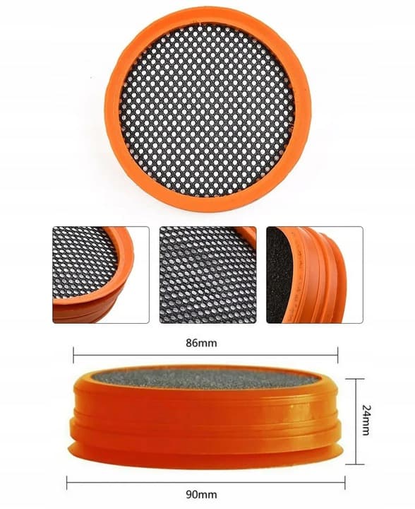 2szt. Filtr HEPA FC8009 do PHILIPS SpeedPro/Aqua 3