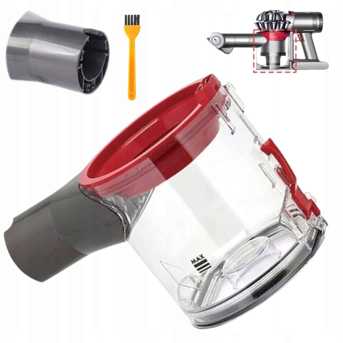Zbiornik pojemnik na kurz do odkurzacza Dyson V7 V8 SV10 SV11 967699-01