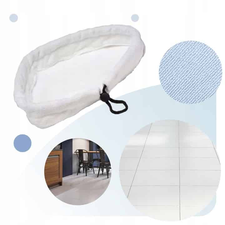 1x NAKŁADKA Z MIKROFIBRY DO MOPA PAROWEGO H2O ADLER SILVERCREST JAKOŚĆ 1