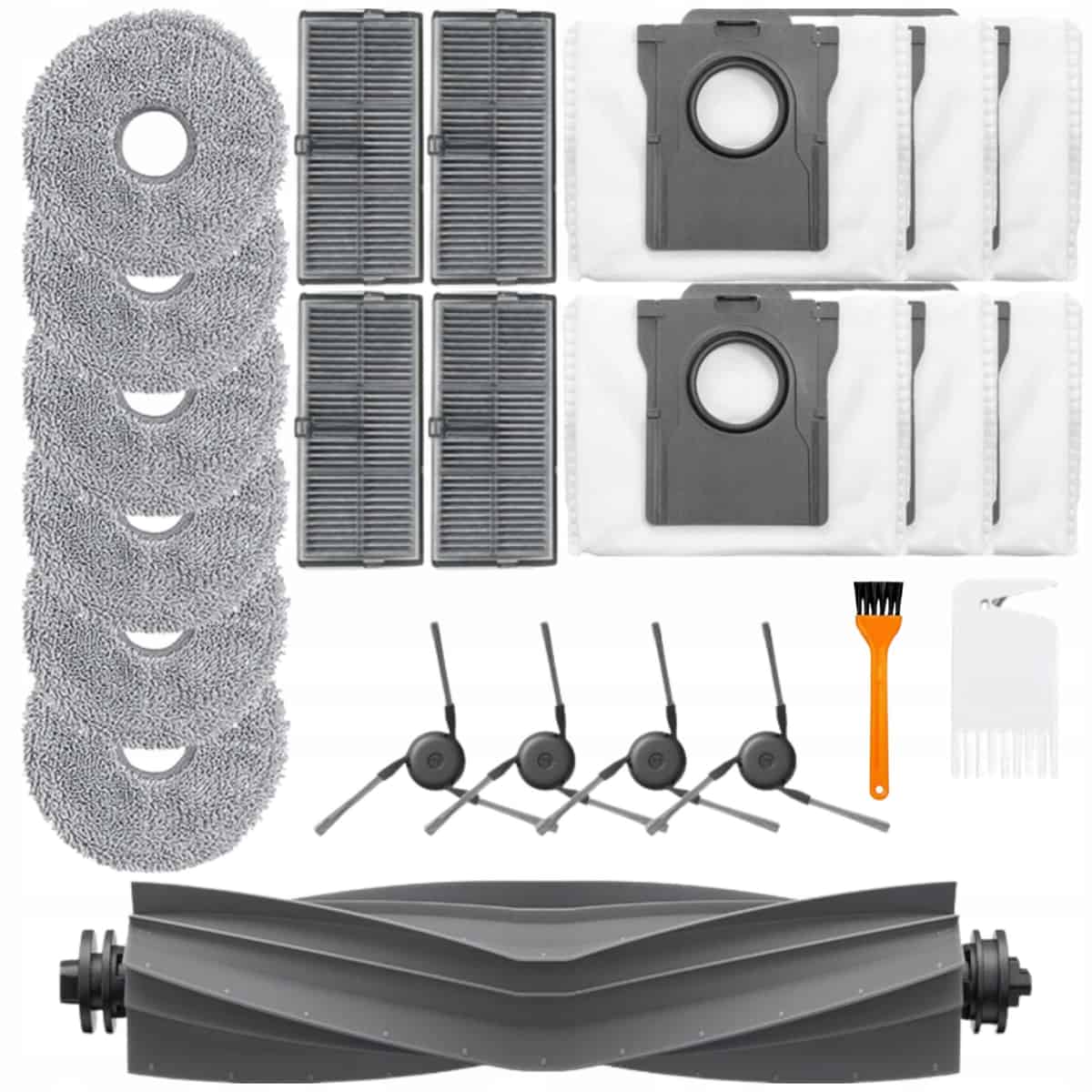 DUŻY zestaw do Dreame X40 L40 MOVA P10 PRO ULTRA worki mopy filtry szczotki