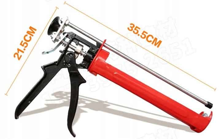 WYCISKACZ do Silikonu Mas w tubie PISTOLET Budowlany na tuby Kleju Akrylu 1