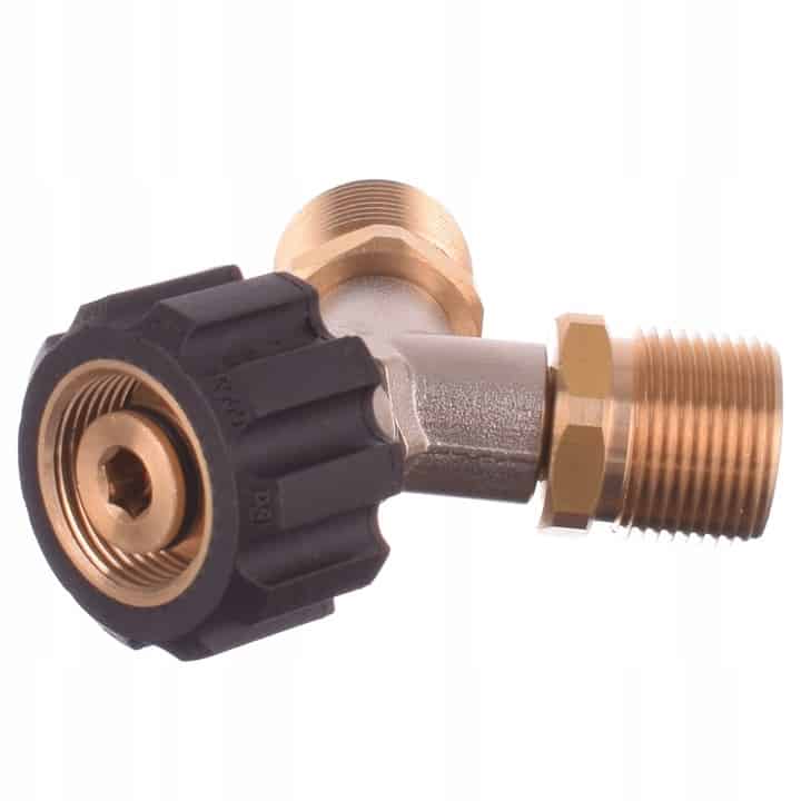 TRÓJNIK Mosiężny rozdzielacz węża lancy pistoletu do myjki KARCHER 1